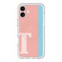 スリムプロテクションプレミアムケース with MagSafe［ オリジナル - initial color line - T pink ］
