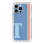 スリムプロテクションプレミアムケース with MagSafe［ オリジナル - initial color line - T blue ］