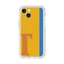 スリムプロテクションプレミアムケース with MagSafe［ オリジナル - initial color line - T orange ］