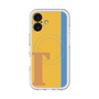 スリムプロテクションプレミアムケース with MagSafe［ オリジナル - initial color line - T orange ］