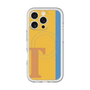 スリムプロテクションプレミアムケース with MagSafe［ オリジナル - initial color line - T orange ］