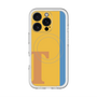 スリムプロテクションプレミアムケース with MagSafe［ オリジナル - initial color line - T orange ］