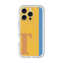 スリムプロテクションプレミアムケース with MagSafe［ オリジナル - initial color line - T orange ］
