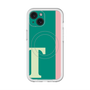 スリムプロテクションプレミアムケース with MagSafe［ オリジナル - initial color line - T green ］