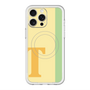 スリムプロテクションプレミアムケース with MagSafe［ オリジナル - initial color line - T yellow ］