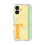 スリムプロテクションプレミアムケース with MagSafe［ オリジナル - initial color line - T yellow ］