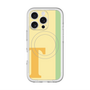 スリムプロテクションプレミアムケース with MagSafe［ オリジナル - initial color line - T yellow ］
