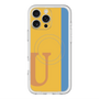 スリムプロテクションプレミアムケース with MagSafe［ オリジナル - initial color line - U orange ］