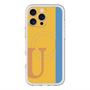 スリムプロテクションプレミアムケース with MagSafe［ オリジナル - initial color line - U orange ］
