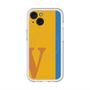 スリムプロテクションプレミアムケース with MagSafe［ オリジナル - initial color line - V orange ］