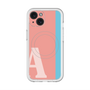 スリムプロテクションプレミアムケース with MagSafe［ オリジナル - initial color line - A pink ］