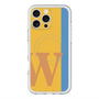 スリムプロテクションプレミアムケース with MagSafe［ オリジナル - initial color line - W orange ］