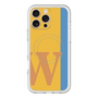 スリムプロテクションプレミアムケース with MagSafe［ オリジナル - initial color line - W orange ］