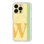 スリムプロテクションプレミアムケース with MagSafe［ オリジナル - initial color line - W yellow ］