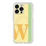 スリムプロテクションプレミアムケース with MagSafe［ オリジナル - initial color line - W yellow ］