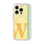 スリムプロテクションプレミアムケース with MagSafe［ オリジナル - initial color line - W yellow ］