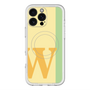 スリムプロテクションプレミアムケース with MagSafe［ オリジナル - initial color line - W yellow ］