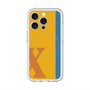 スリムプロテクションプレミアムケース with MagSafe［ オリジナル - initial color line - X orange ］