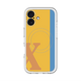 スリムプロテクションプレミアムケース with MagSafe［ オリジナル - initial color line - X orange ］