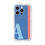 スリムプロテクションプレミアムケース with MagSafe［ オリジナル - initial color line - A blue ］