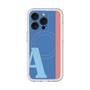 スリムプロテクションプレミアムケース with MagSafe［ オリジナル - initial color line - A blue ］