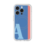 スリムプロテクションプレミアムケース with MagSafe［ オリジナル - initial color line - A blue ］