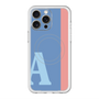 スリムプロテクションプレミアムケース with MagSafe［ オリジナル - initial color line - A blue ］
