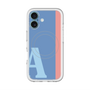 スリムプロテクションプレミアムケース with MagSafe［ オリジナル - initial color line - A blue ］
