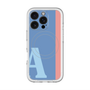 スリムプロテクションプレミアムケース with MagSafe［ オリジナル - initial color line - A blue ］