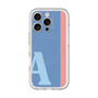 スリムプロテクションプレミアムケース with MagSafe［ オリジナル - initial color line - A blue ］