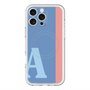 スリムプロテクションプレミアムケース with MagSafe［ オリジナル - initial color line - A blue ］