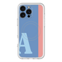スリムプロテクションプレミアムケース with MagSafe［ オリジナル - initial color line - A blue ］