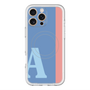 スリムプロテクションプレミアムケース with MagSafe［ オリジナル - initial color line - A blue ］