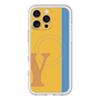 スリムプロテクションプレミアムケース with MagSafe［ オリジナル - initial color line - Y orange ］