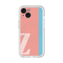 スリムプロテクションプレミアムケース with MagSafe［ オリジナル - initial color line - Z pink ］