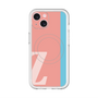 スリムプロテクションプレミアムケース with MagSafe［ オリジナル - initial color line - Z pink ］