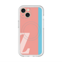 スリムプロテクションプレミアムケース with MagSafe［ オリジナル - initial color line - Z pink ］