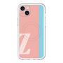 スリムプロテクションプレミアムケース with MagSafe［ オリジナル - initial color line - Z pink ］