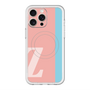 スリムプロテクションプレミアムケース with MagSafe［ オリジナル - initial color line - Z pink ］