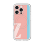 スリムプロテクションプレミアムケース with MagSafe［ オリジナル - initial color line - Z pink ］