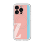 スリムプロテクションプレミアムケース with MagSafe［ オリジナル - initial color line - Z pink ］