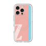 スリムプロテクションプレミアムケース with MagSafe［ オリジナル - initial color line - Z pink ］