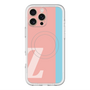 スリムプロテクションプレミアムケース with MagSafe［ オリジナル - initial color line - Z pink ］