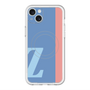 スリムプロテクションプレミアムケース with MagSafe［ オリジナル - initial color line - Z blue ］