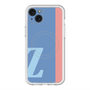 スリムプロテクションプレミアムケース with MagSafe［ オリジナル - initial color line - Z blue ］