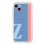 スリムプロテクションプレミアムケース with MagSafe［ オリジナル - initial color line - Z blue ］