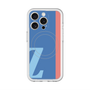 スリムプロテクションプレミアムケース with MagSafe［ オリジナル - initial color line - Z blue ］