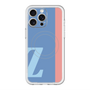 スリムプロテクションプレミアムケース with MagSafe［ オリジナル - initial color line - Z blue ］
