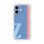 スリムプロテクションプレミアムケース with MagSafe［ オリジナル - initial color line - Z blue ］