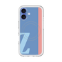 スリムプロテクションプレミアムケース with MagSafe［ オリジナル - initial color line - Z blue ］